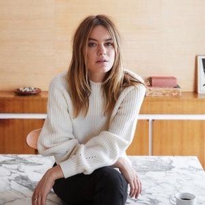 Sezane Orson Sweater (Ecru, S)